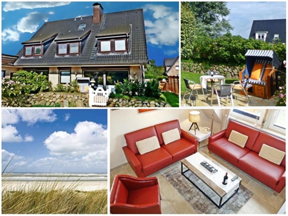 3-Zimmer-Ferienwohnung Deichwiese Westerland 1-3 Personen מראה חיצוני תמונה